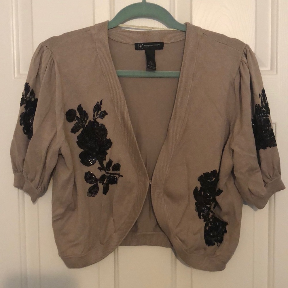 INC - International Concepts Short Cardigan